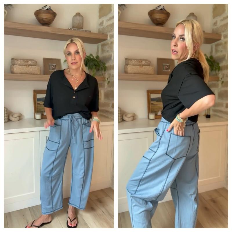 PANTALONES CASUALES MINIMALISTAS PARA MUJER