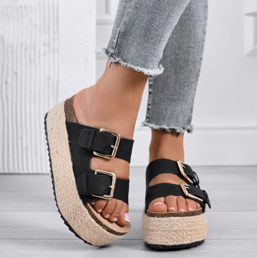 Sandalias con suelas ortopédicas