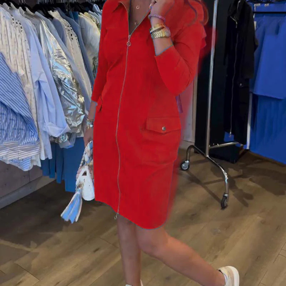 Vestido con cremallera Maika 🤍