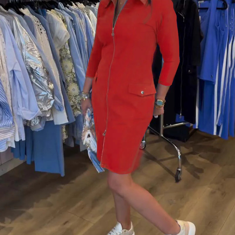 Vestido con cremallera Maika 🤍