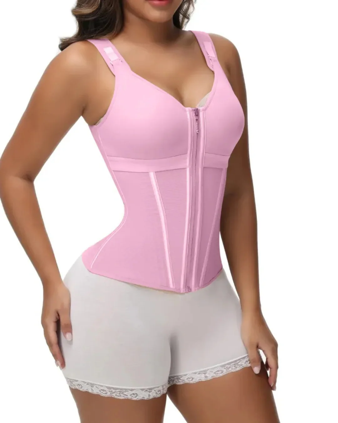 FAJA REDUCTORA CON SUJETADOR Y TIRAS AJUSTABLES