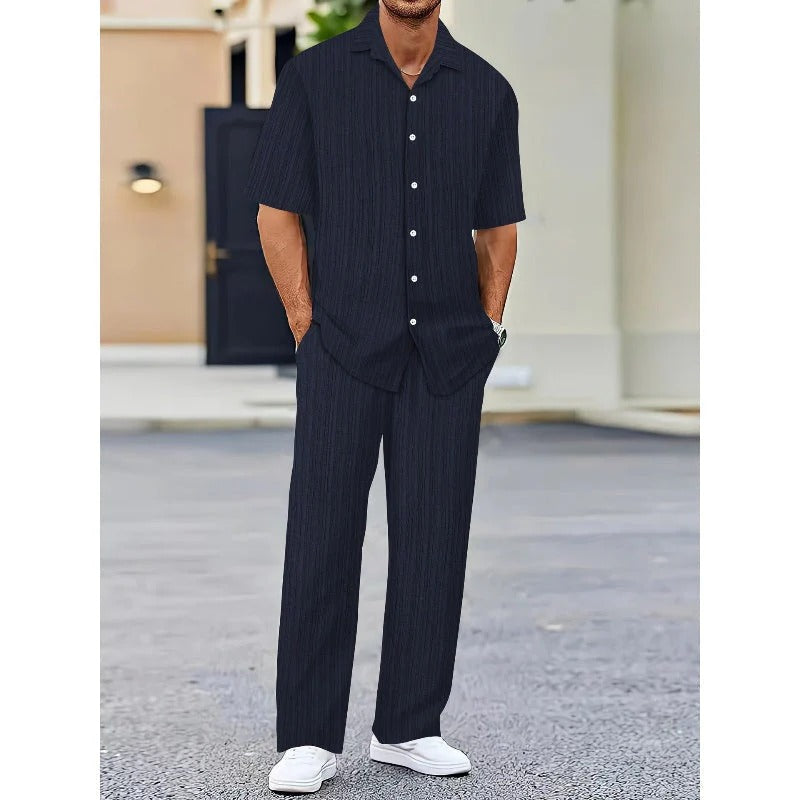 TRAJE DE LINO 2 PIEZAS PARA HOMBRE
