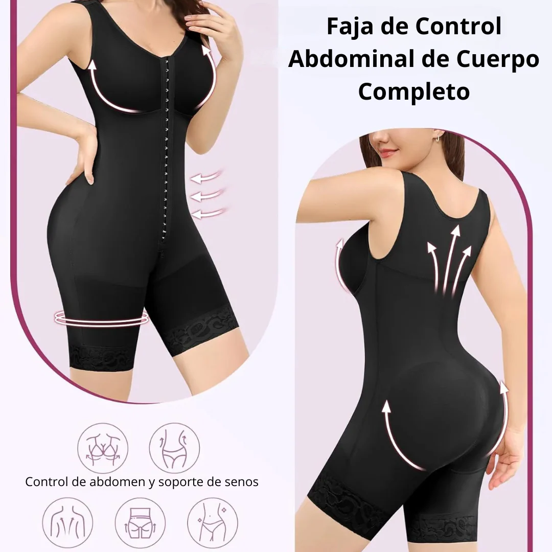 FAJA Y SUJETADOR DE DOBLE COMPRESIÓN