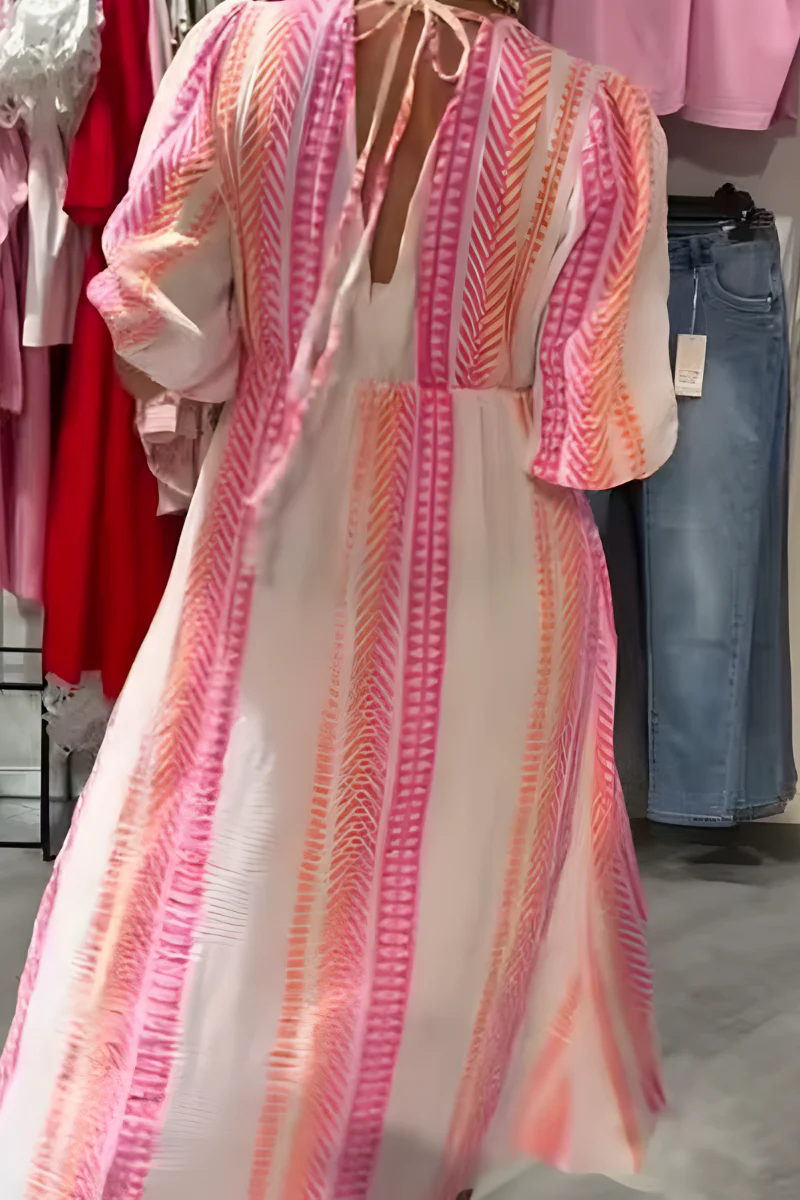 VESTIDO VERANIEGO DE LINO™