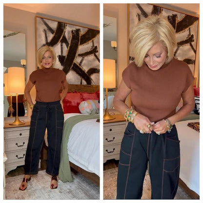 PANTALONES CASUALES MINIMALISTAS PARA MUJER