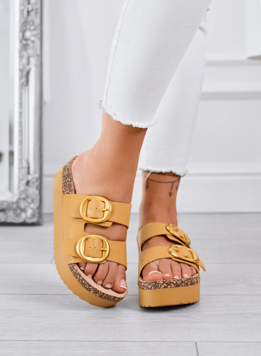 Sandalias de Cuero con Suela Ortopédica
