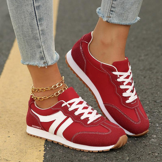 ZAPATILLAS CASUALES DE CUERO PARA MUJER