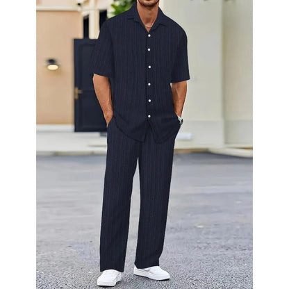 TRAJE DE LINO 2 PIEZAS PARA HOMBRE