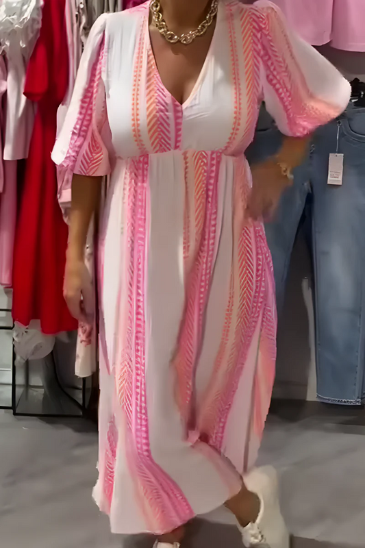 VESTIDO VERANIEGO DE LINO™